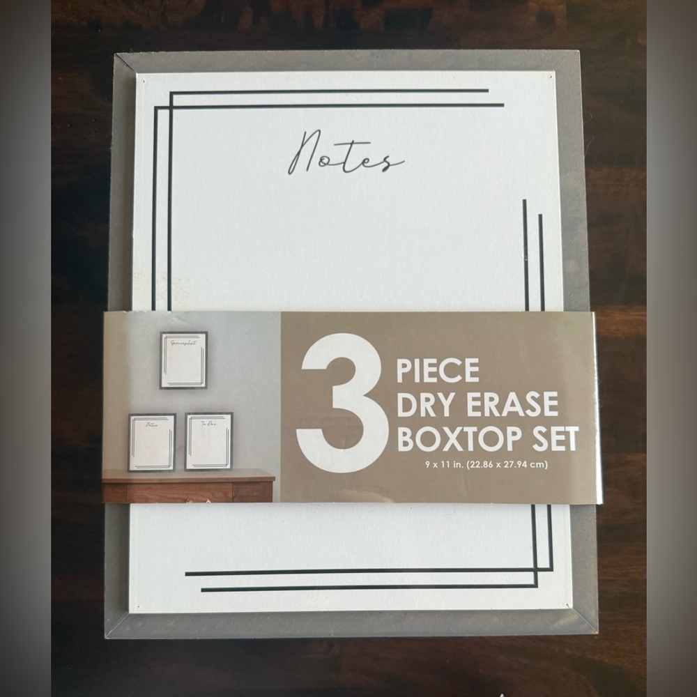 3-Piece Dry Erase Boxtop Set